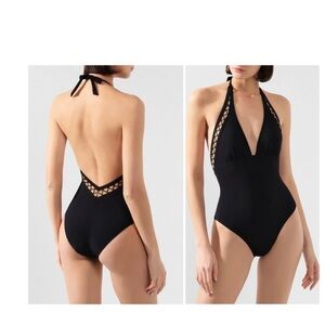 NWT GOTTEX CABARET ONE-PIECE SWIMSUIT Bathing Suit Size 10